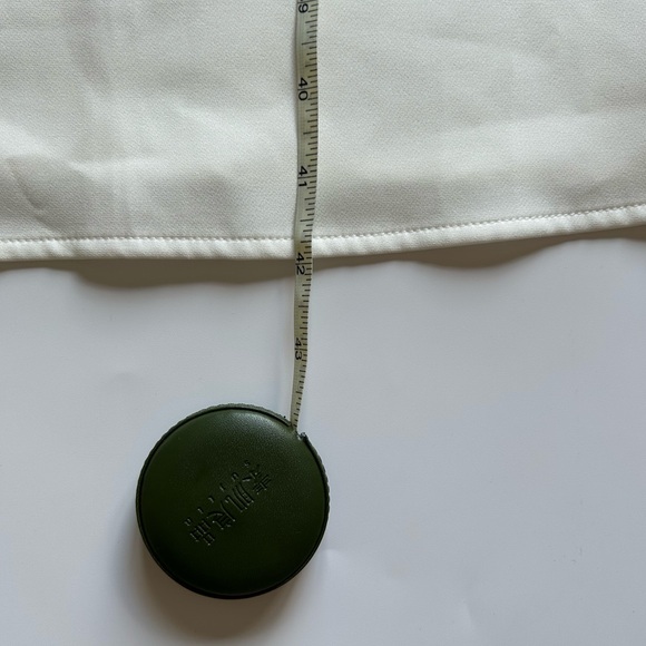 White Puff Sleeve Midi Dress with Square Neckline - Picture 15 of 16